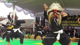 ATRAKSI SALTO DAN TARI PAKEM BUJANG GANONG REOG PONOROGO PARA PENDEKAR SH TERATE KEREN BANGET