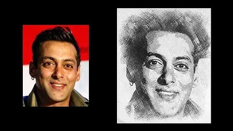 simple draw Salman Khan Bollywood with Grid Method #salmankhan #draw #sketch #art #bollywood