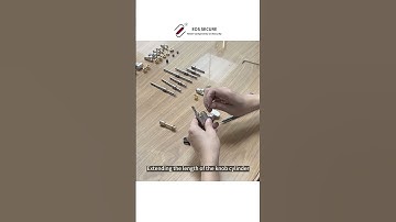 How to assemble the telescopic pin modular system cylinder - Knob cylinder Part 2