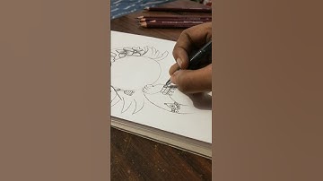 cute krishna ji sketch part - 1 wait  for part - 2 🥰😍✨😘