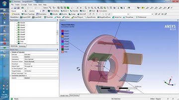ANSYS Designmodeler tutorial - Pattern + move + hole drilling