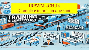 IRPWM CH 14 | Training, Competency and Medical| One shot tutorial|#ertrivendrakumar