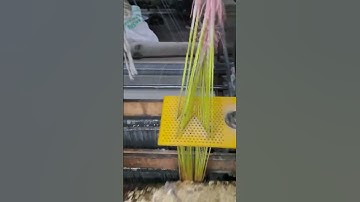 Saari patta on powerloom #textile #powerlooms #dhoti #design #design #weavers #textileart #tool #tex