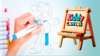 Dibuja y Colorea a Sonic ✏