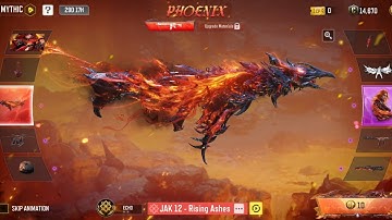 PHOENIX MYTHIC - Lucky Draw CODM | Mythic JAK 12 Rising Ashes 🤯🔥 &  Artery - Fire Plume 🤑🤑