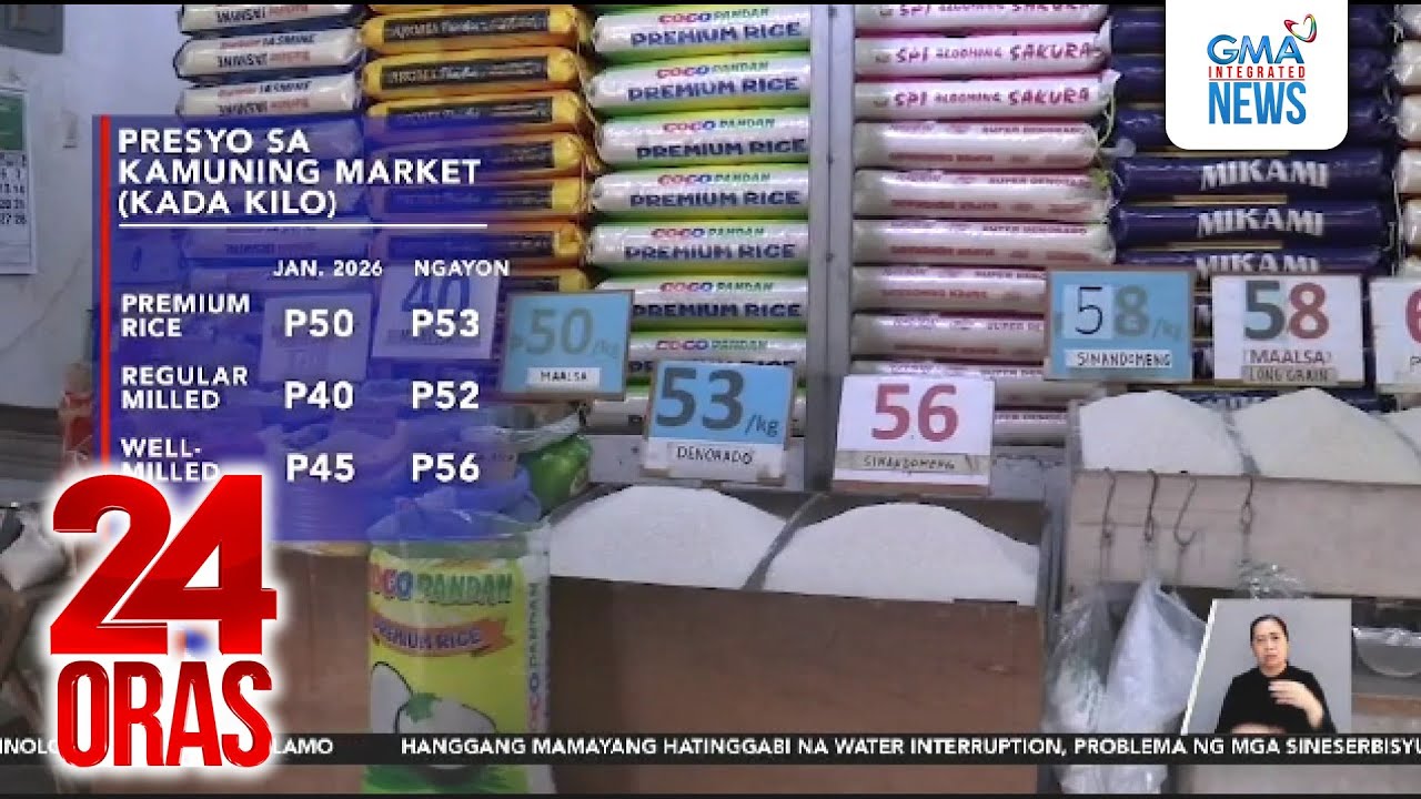 DA - Presyo ng bigas, tumataas dahil kakaunti ang ani ng palay | 24 Oras