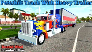 Petetbilt Track With Heavy Trailer Mod For Bus Simulator Indonesia - Track Mod - Android Gameplay screenshot 3