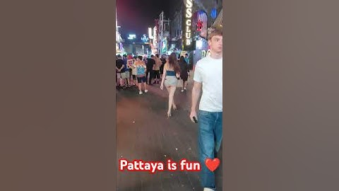 Amazing Pattaya Thailand Nightlife ❤️ #shorts