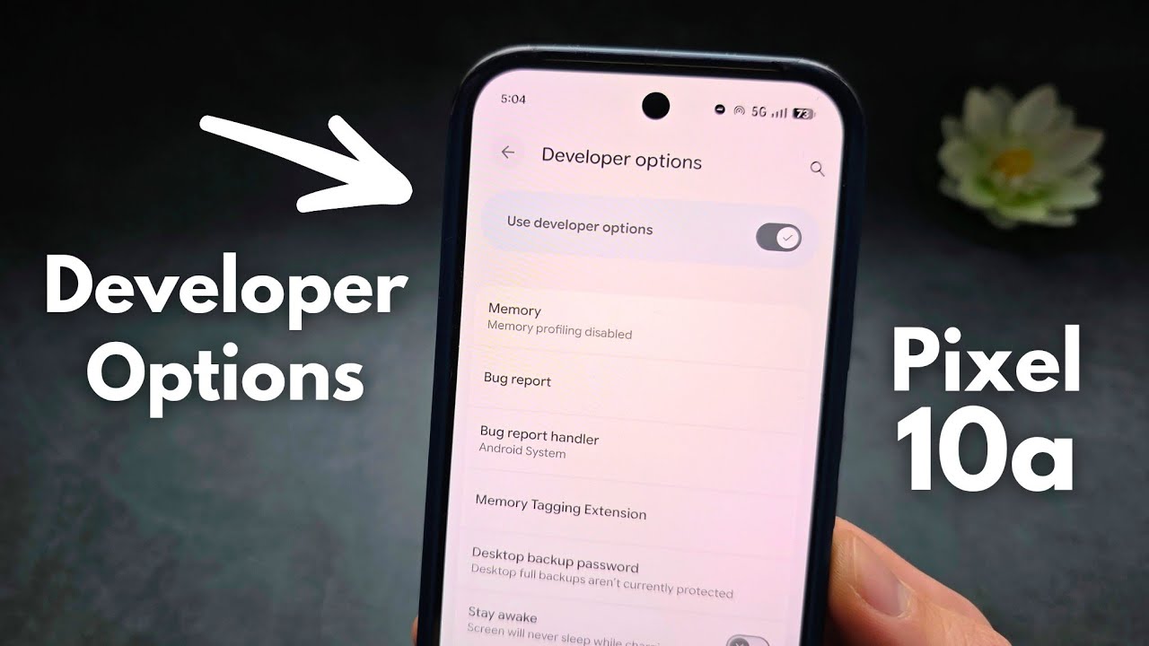 Google Pixel 10a - How to Enable Developer Options + USB Debugging ...