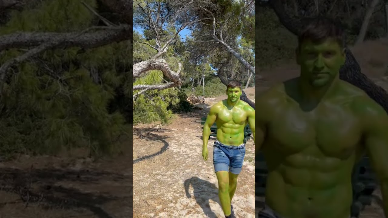 Hulk front lever 💪#slidismode #hulk #cosplay #marvel #calisthenics#avengers #hulksmash #shorts #4k