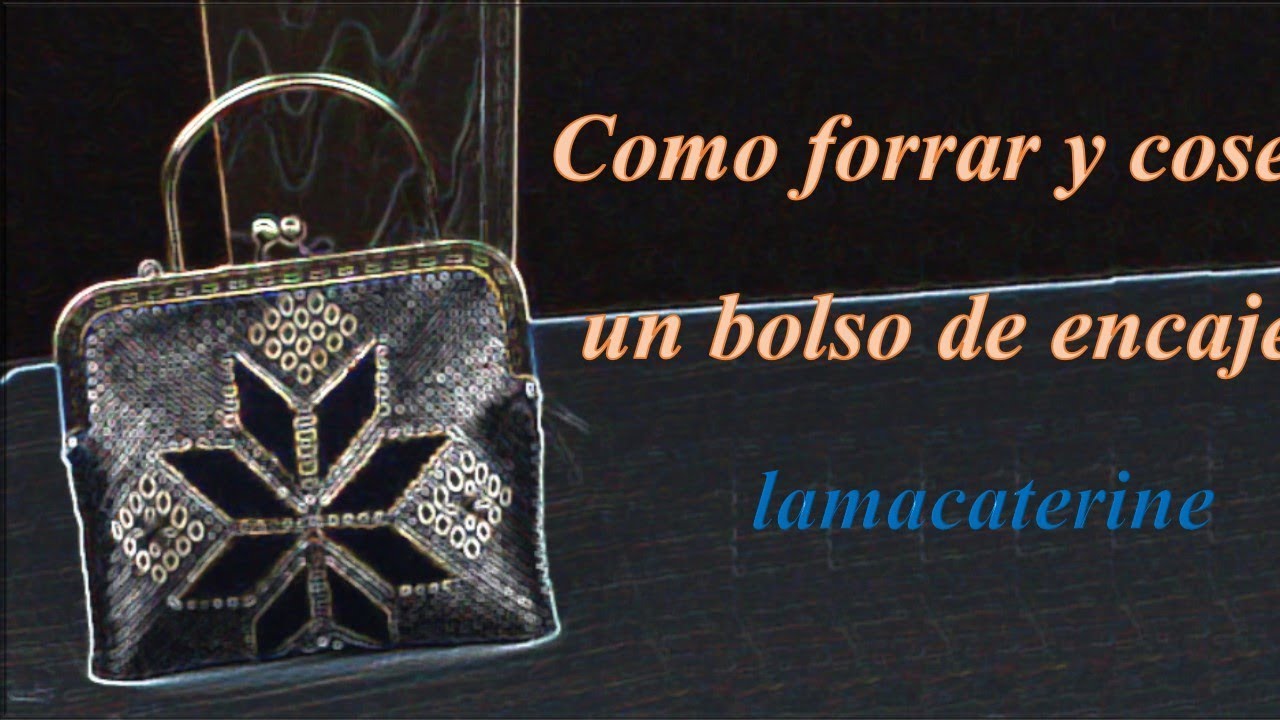 Como y un bolso 👛 de encaje de bolillos con reseguido #9 - YouTube