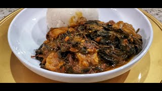 HOW TO MAKE RICH AUTHENTIC BITTERLEAF SOUP (Ofe Onugbu) by Abyshomekitchen 94 views 1 year ago 2 minutes, 5 seconds