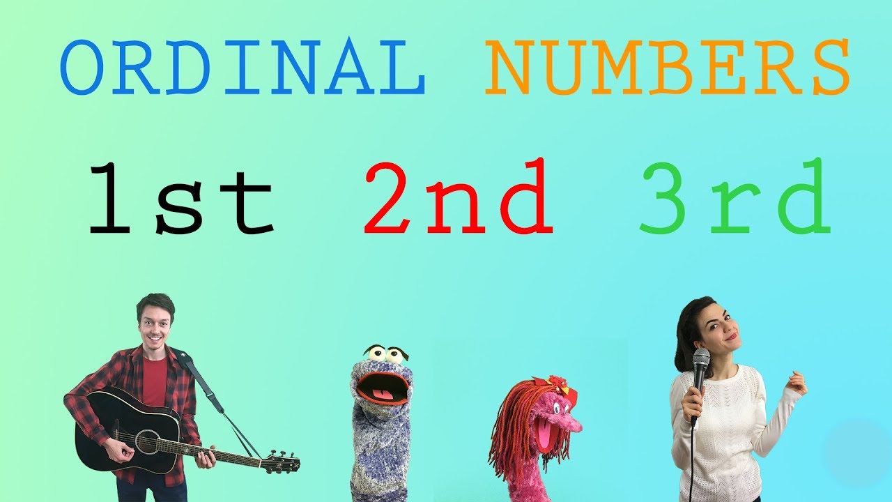 Ordinal Numbers Song  First Second Third Song  Nursery Rhymes  English Vitamin Bubbles