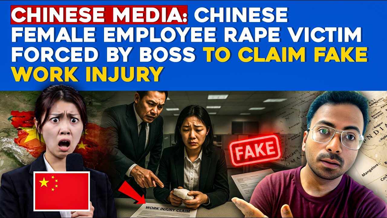 CHINESE MEDIA: CHINESE FEMALE EMPLOYEE RAPE VICTIM FORCED BY BOSS TO CLAIM FAKE WORK INJURY