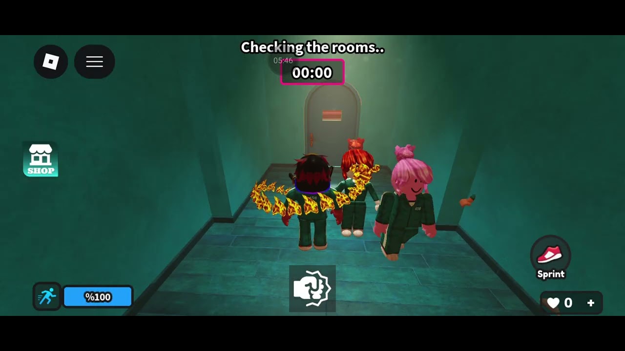 Playing squid game mingle