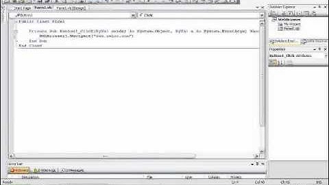 Making Web Browser in VbNet.wmv