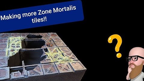 Necromunda terrain: Scratchbuilt Zone Mortalis tile 3, with FUNGUS!!