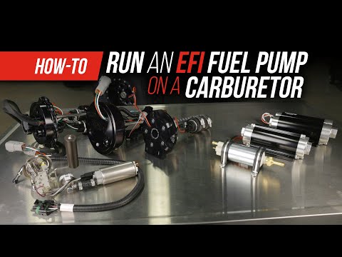 Video: Potrebujú karburátory palivové čerpadlá?