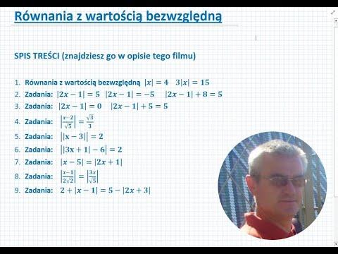 Absolute value equations - Mathematics High School and Technical School