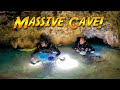 Exploring a massive underwater cave in mexico