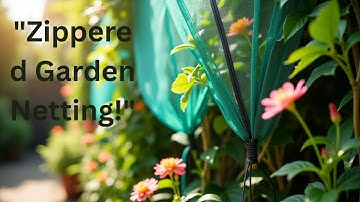 Garden Trellis Netting with Drawstring – Easy Setup for Vines & Roses