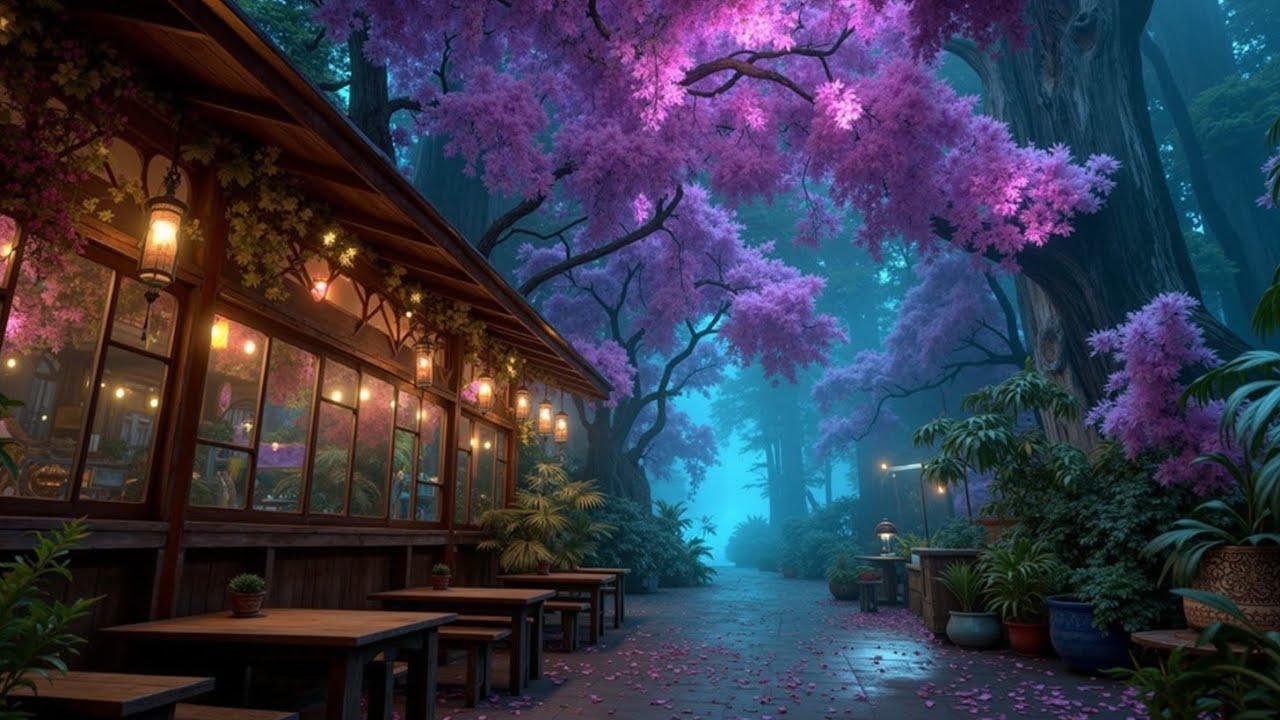 Magical Garden Lofi Vibes - Эмбиентная чиллхоп музыка для учебы, расслабления и сна
