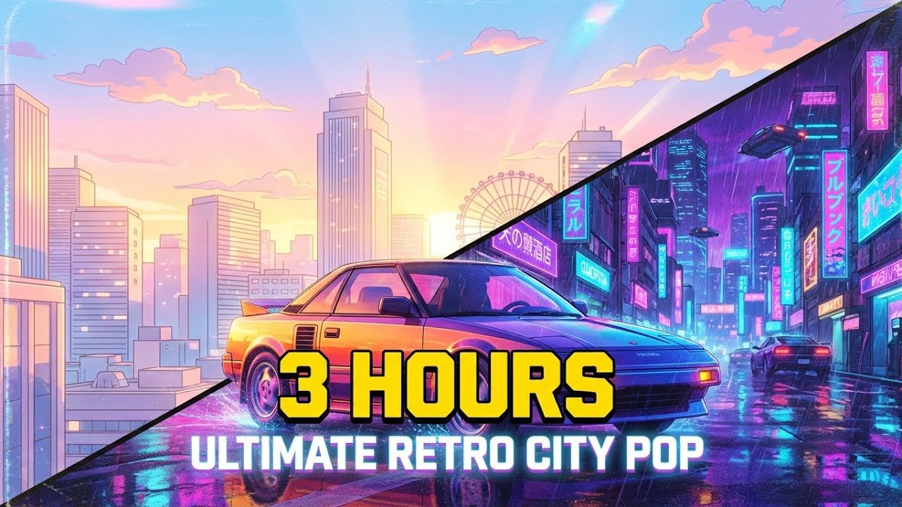 Retro City Pop 🎧 | Nostalgic Night City Grooves for Energy & Drive