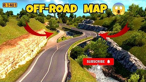 OFF-ROAD MAP 😍 for BUS SIMULATOR INDONESIA #junglemap #mountainmap #bussidmapmod #trafficmod #bussid
