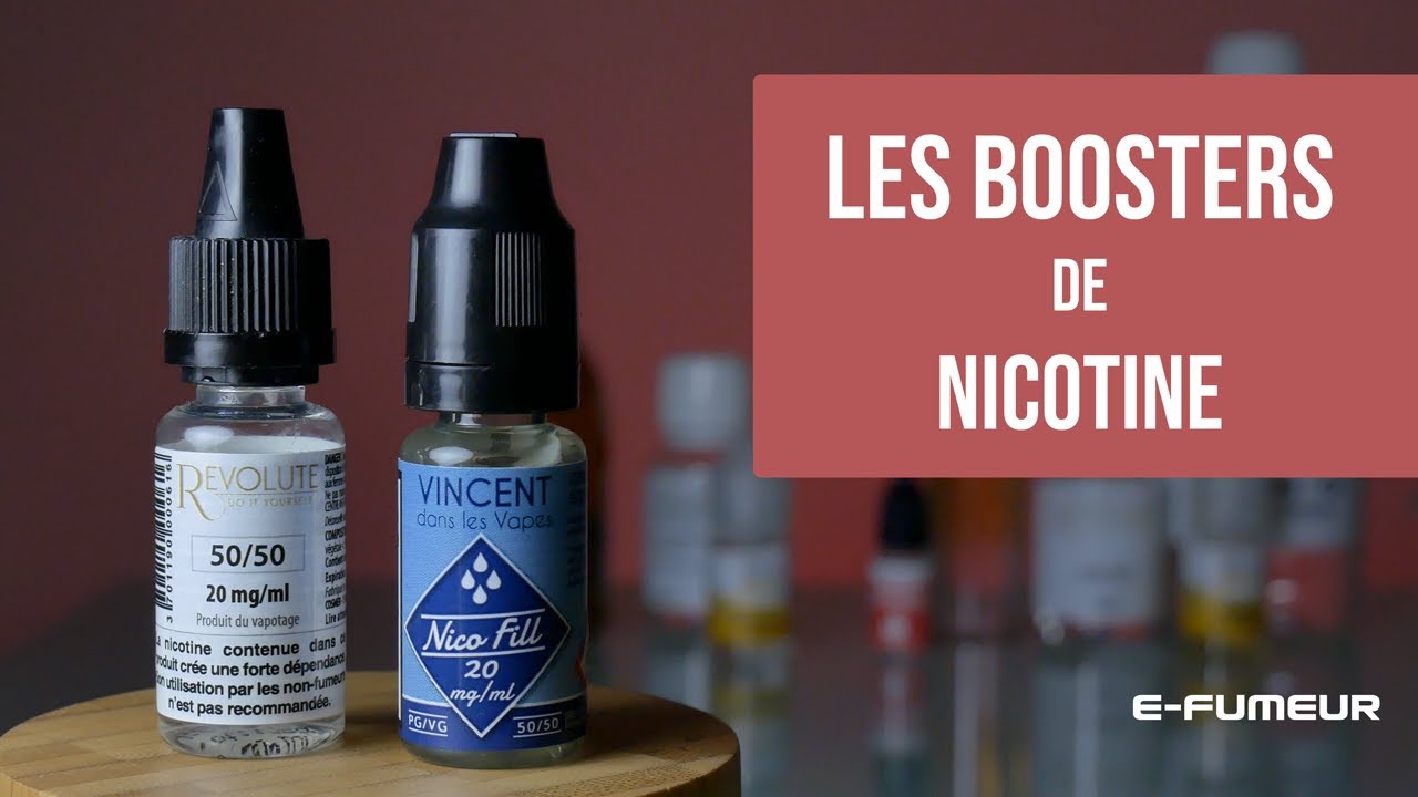 Booster NicoShoot sels de nicotine 10ml pour les liquides 50ml en 0mg de  nicotine