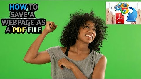 How To Save A Webpage As A PDF   File On Windows PC (2021)