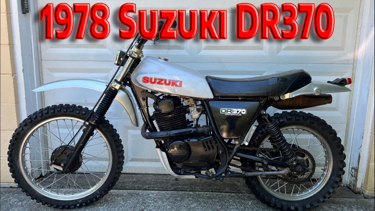 Getting the 1978 Suzuki DR370 dialed in and ready to hit the trails