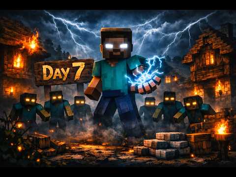Minecraft Survival Day 7 🔴 | Minecraft Gameplay #7
