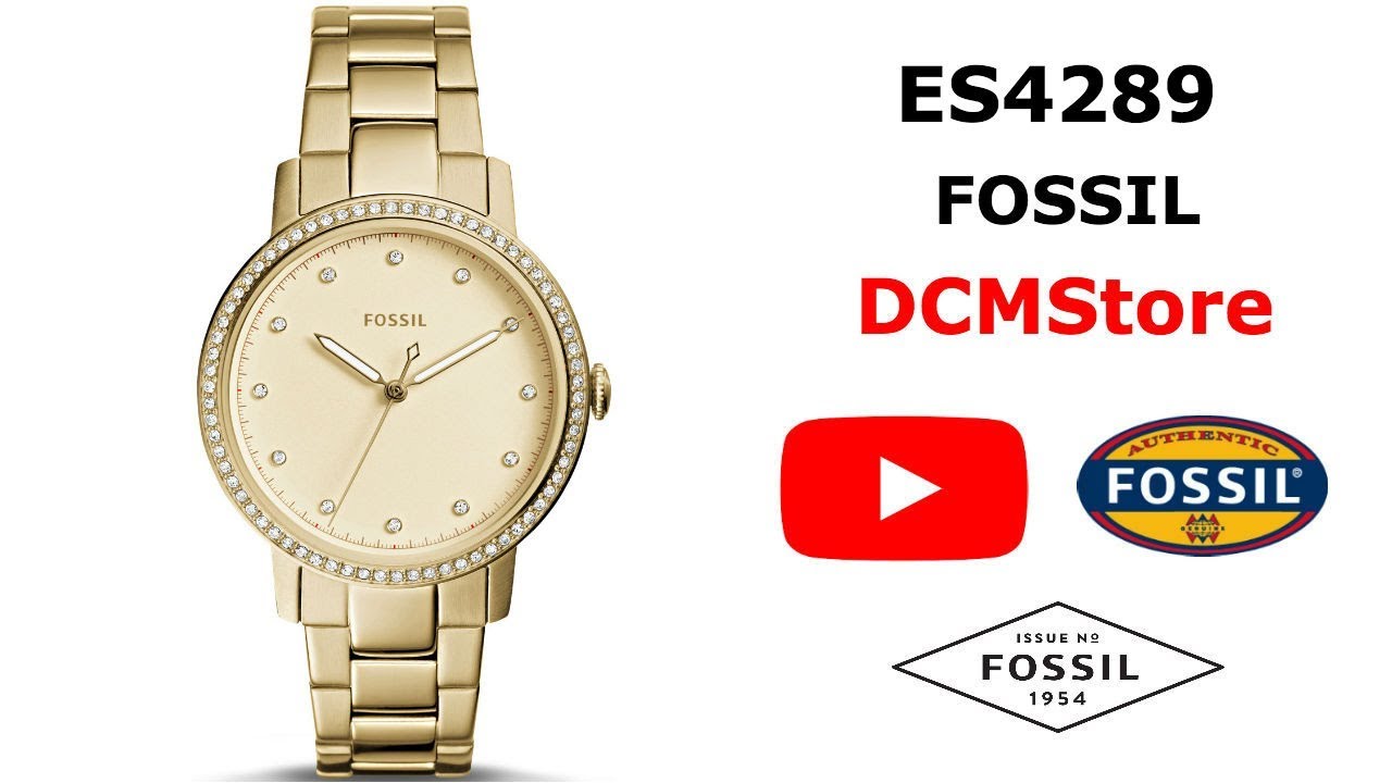 ES4289 Fossil Neely Gold Tone Stainless 