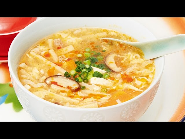 酸辣湯風スープ - YouTube