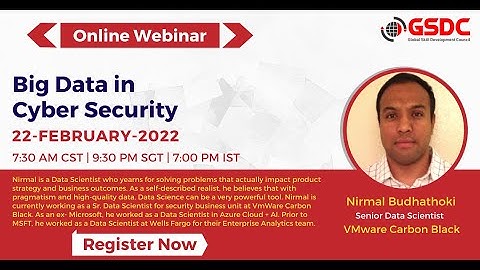 Big Data Webinar - Big Data in Cyber Security