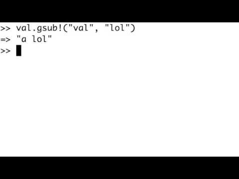 Ruby Srings - Hash Value Wat
