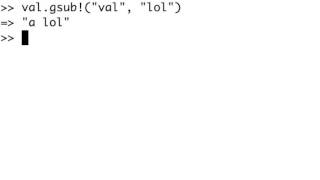 Ruby Srings - Hash Value Wat
