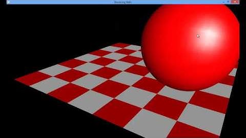3d bouncing balls OpenGL Program