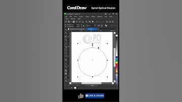 Create AMAZING Spiral Optical Illusions in CorelDRAW Easily | #Shorts #designer #design