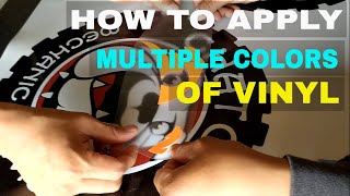 How to apply multiple colors of vinyl