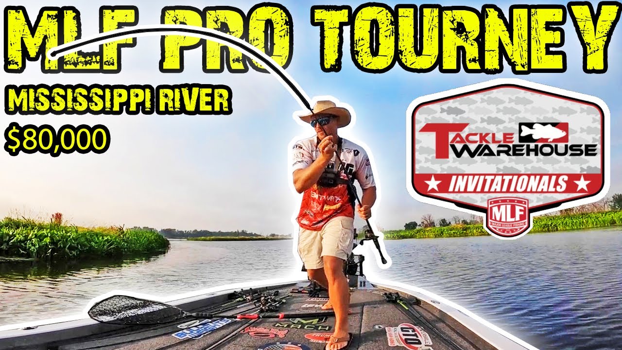 MLF PRO BASS TOURNEY - FISHING THE MISSISSIPPI RIVER! ($80,000 - DAY 1) 