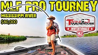 MLF PRO BASS TOURNEY - FISHING THE MISSISSIPPI RIVER! ($80,000 - DAY 1)