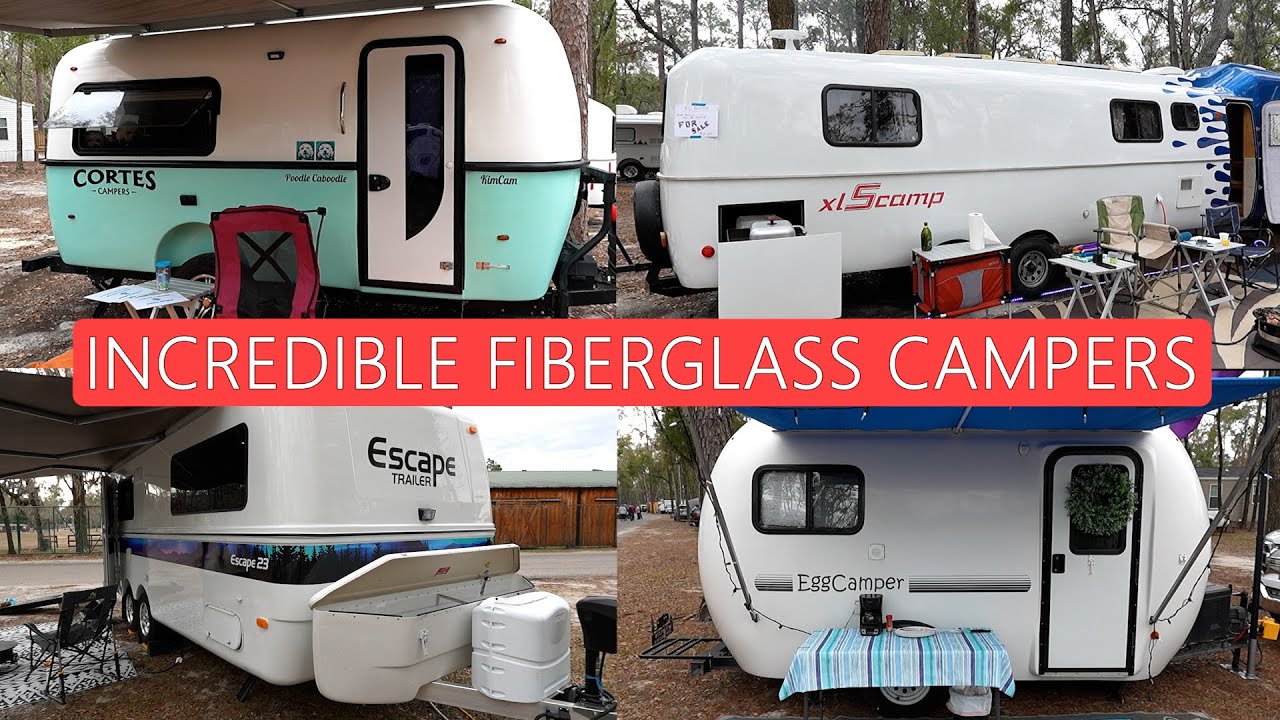Multiple Fiberglass Camper Tours / From New to Custom