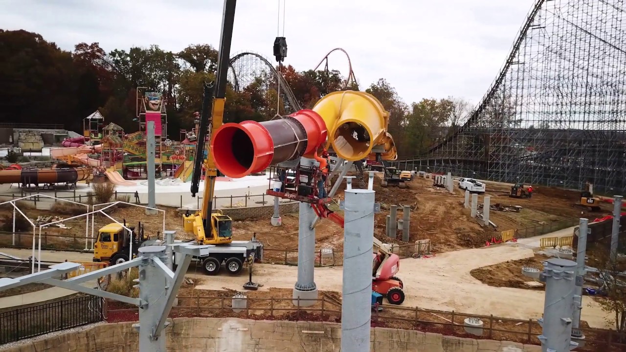 Cheetah Chase Goes Vertical at Holiday World - YouTube