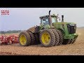 Big TRACTORS Working Spring Tillage