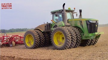 Big TRACTORS Working Spring Tillage