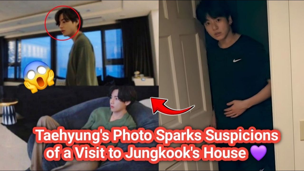 Фотография Тэхёна возле дома Чонгука! Совпадение или тайная встреча 😱