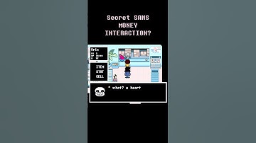 Secret SANS Money Interaction in Deltarune? #deltarune #undertale #tobyfox #sans #gaster #papyrus
