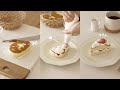 homecafe|北海道チーズ蒸しケーキアレンジ|爽やかヨーグルトクリームといちごのケーキ