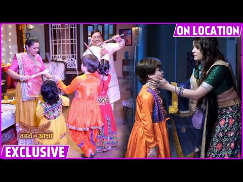 Udne Ki Aasha On Location: Baccho Ne Khela Renuka- Paresh Sang Dandiya, Roshni Ne Banaya Plan